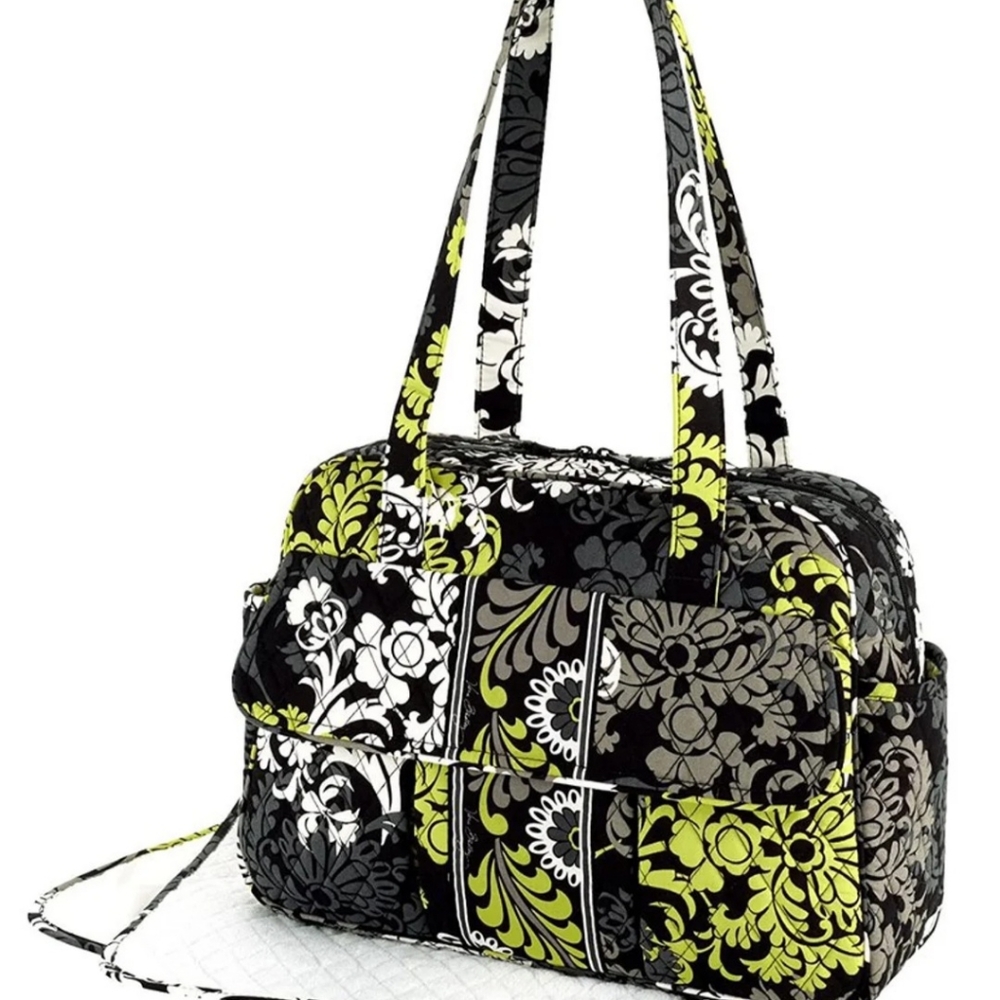 Vera Bradley Baroque Baby Diaper Travel Tote with Wallet